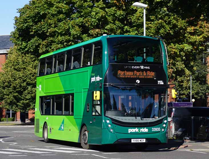 First Bristol ADL Enviro400MMC Portway Park & Ride 33935